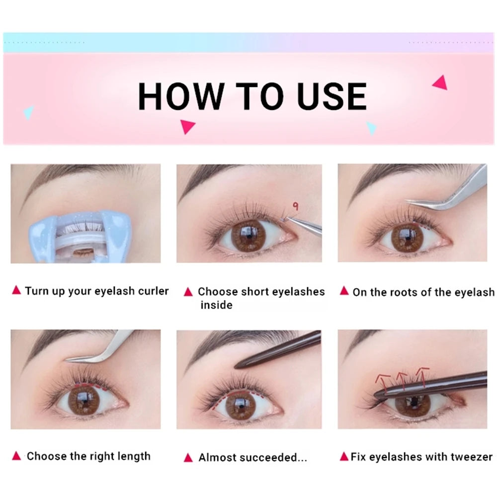 Eyeslash book 32Row Extension Personal Professional Individual Cluster Grafting Wholesale Sweet Large Capacity Flowerknow Makeup