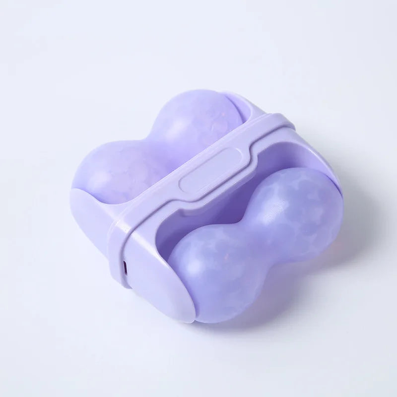 Double Head Ice Roller for Face Eye Puffiness Migraine Pain Relief Minor Injury Facial Cold Body Massage Roller Skin Beauty Tool