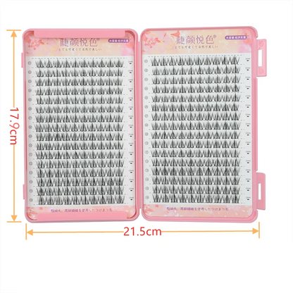Eyeslash book 32Row Extension Personal Professional Individual Cluster Grafting Wholesale Sweet Large Capacity Flowerknow Makeup